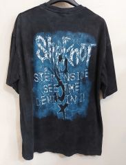 Oversize Yıkamalı Kumaş Slipknot Tshirt