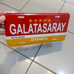 Galatasaray Sokak Tabela Model Metal Poster
