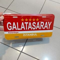 Galatasaray Sokak Tabela Model Metal Poster