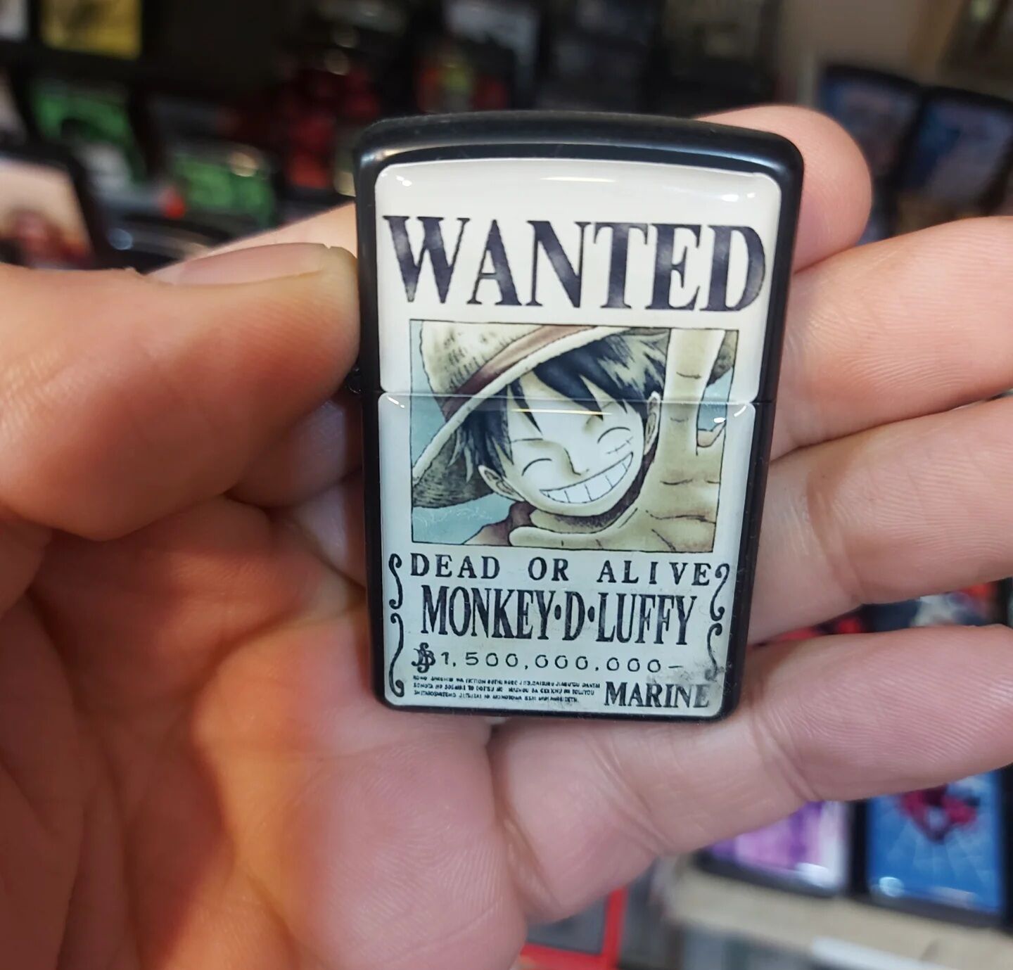 One Piece Wanted Luffy Benzinli Çakmak