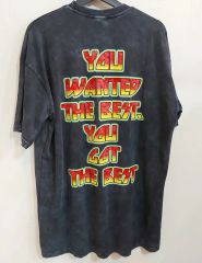 Kiss Oversize Yıkamalı Kumaş T-shirt