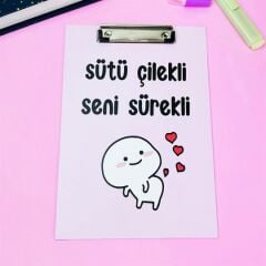 Sütü Çilekli Seni Sürekli Sekreterlik