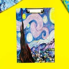 Van Gogh Yıldızlı Geceler Model Sekreterlik