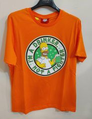 Simpsons Tasarım T-Shirt Lisanslı