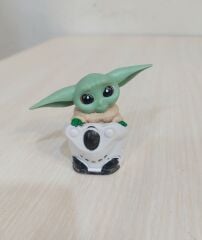 Baby Yoda Model Figür Beyaz