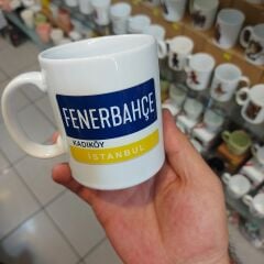 Fenerbahçe Sokak Tabela Model Bardak