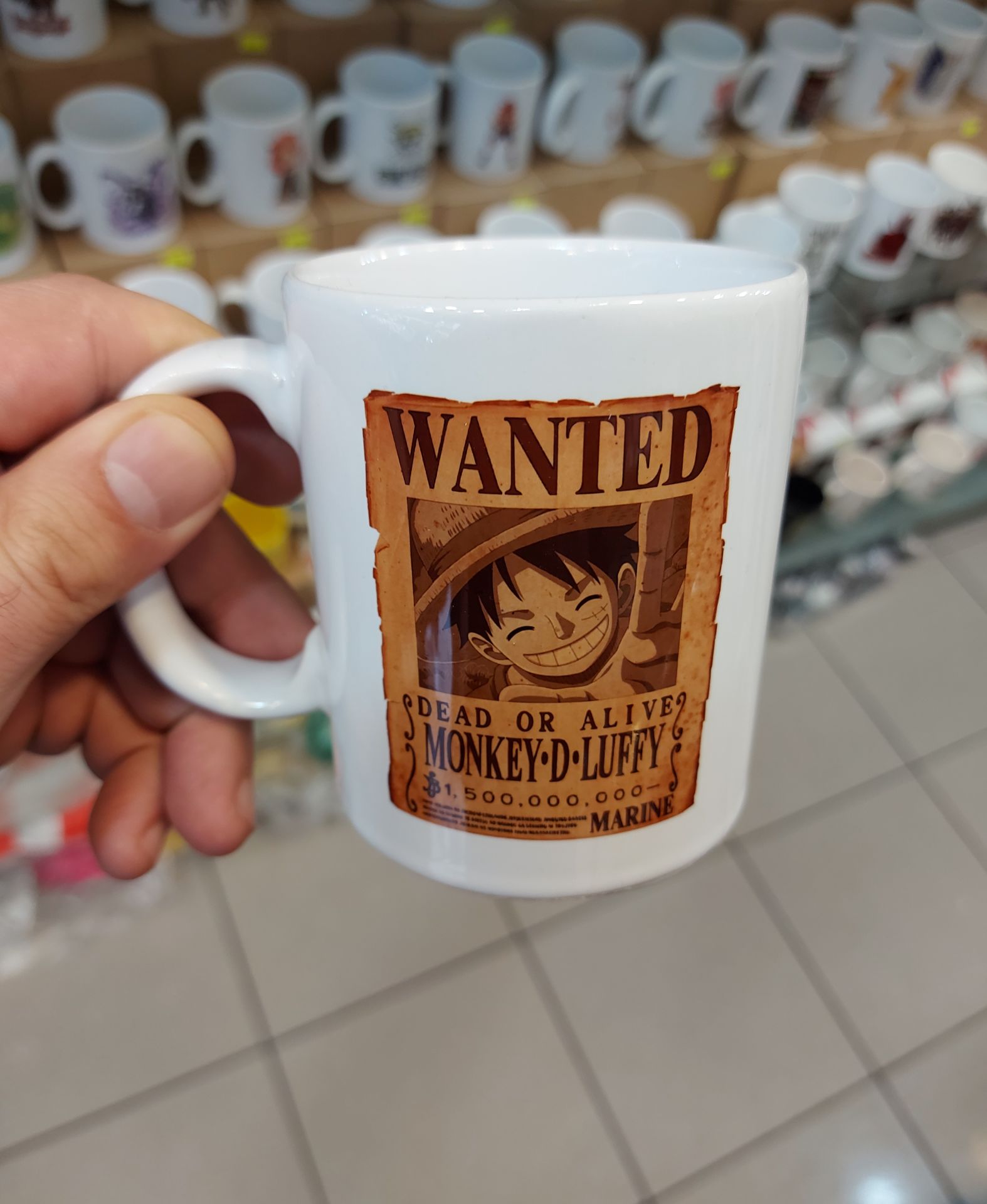 One Piece Model Baskılı Kupa