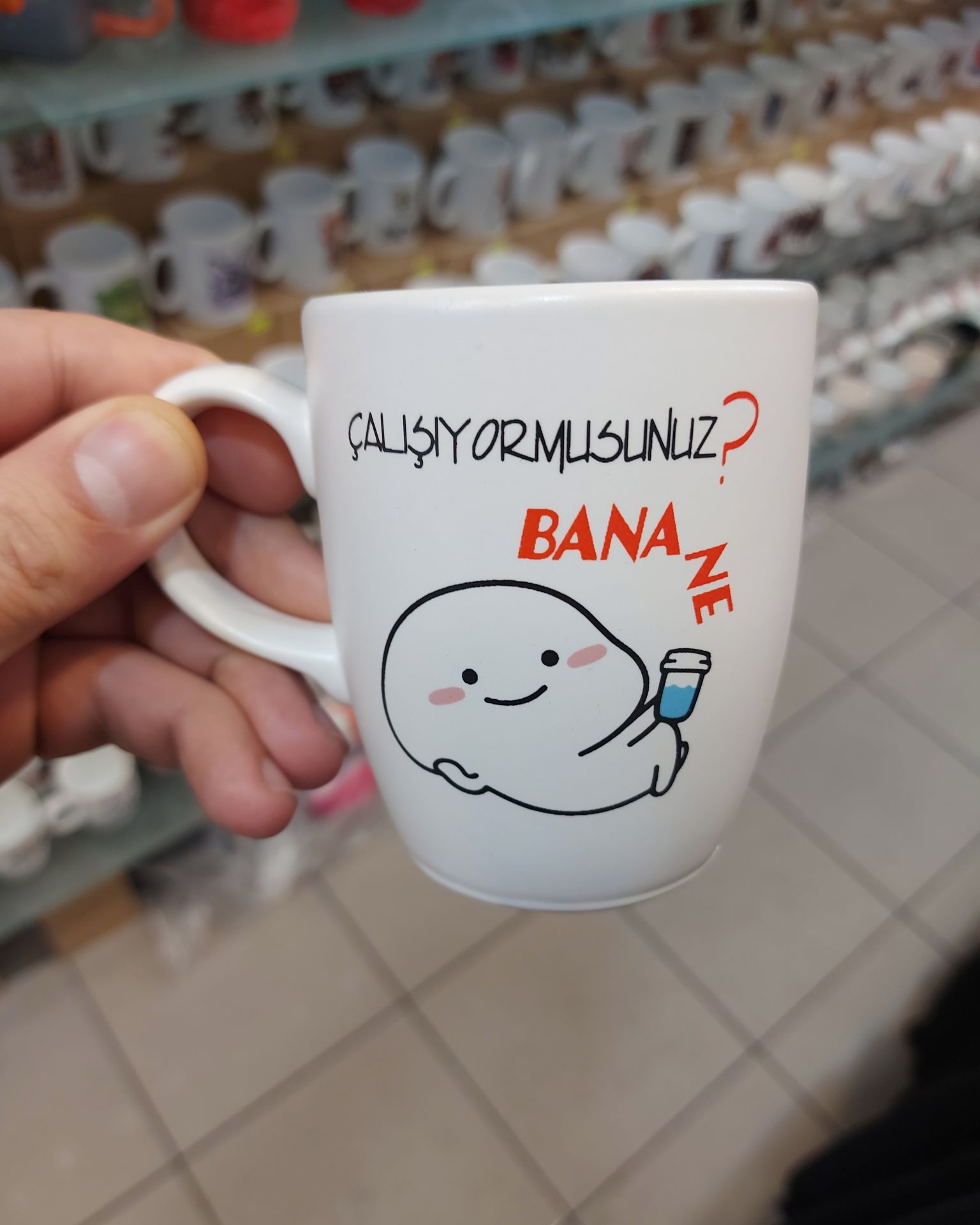 Çalışıyormusunuz Banane Bardak