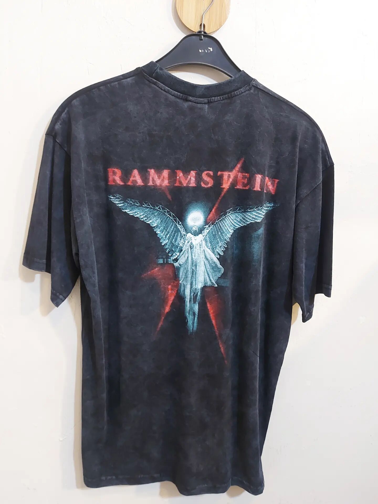 Rammstein Oversize Yıkamalı kumaş Tshirt