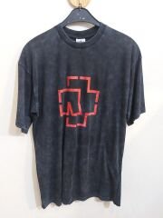 Rammstein Oversize Yıkamalı kumaş Tshirt