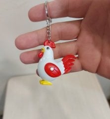Sesli Işıklı Horoz Anahtarlık