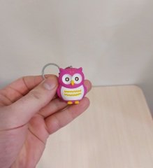Sesli Işıklı Baykuş Anahtarlık