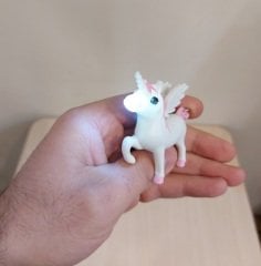 Sesli Işıklı Unicorn Anahtarlık