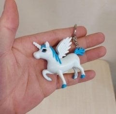 Sesli Işıklı Unicorn Anahtarlık