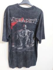 Megadeth Oversize Yıkamalı Kumaş Tshirt