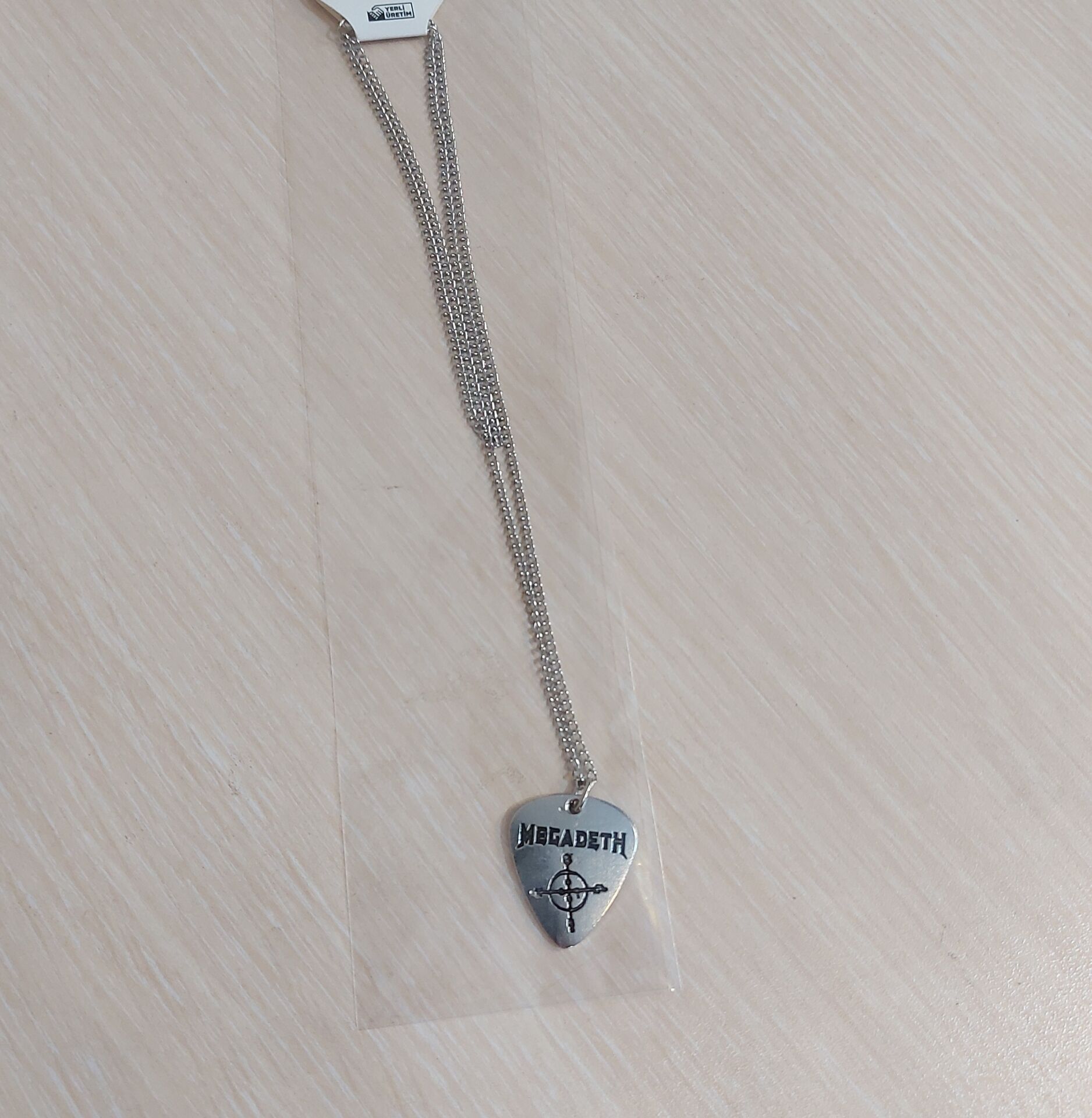 Megadeth Pena Model Çift Taraf Kolye