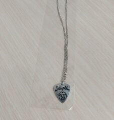 Pentagram Pena Model Çift Taraflı Kolye