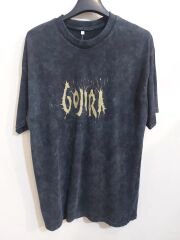 Oversize Yıkamalı Kumaş Gojira Tshirt