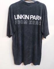 Linkin Park Oversize Yıkamalı Kumaş Tshirt