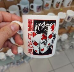 Demon Slayer Tanjiro Maske Bardak
