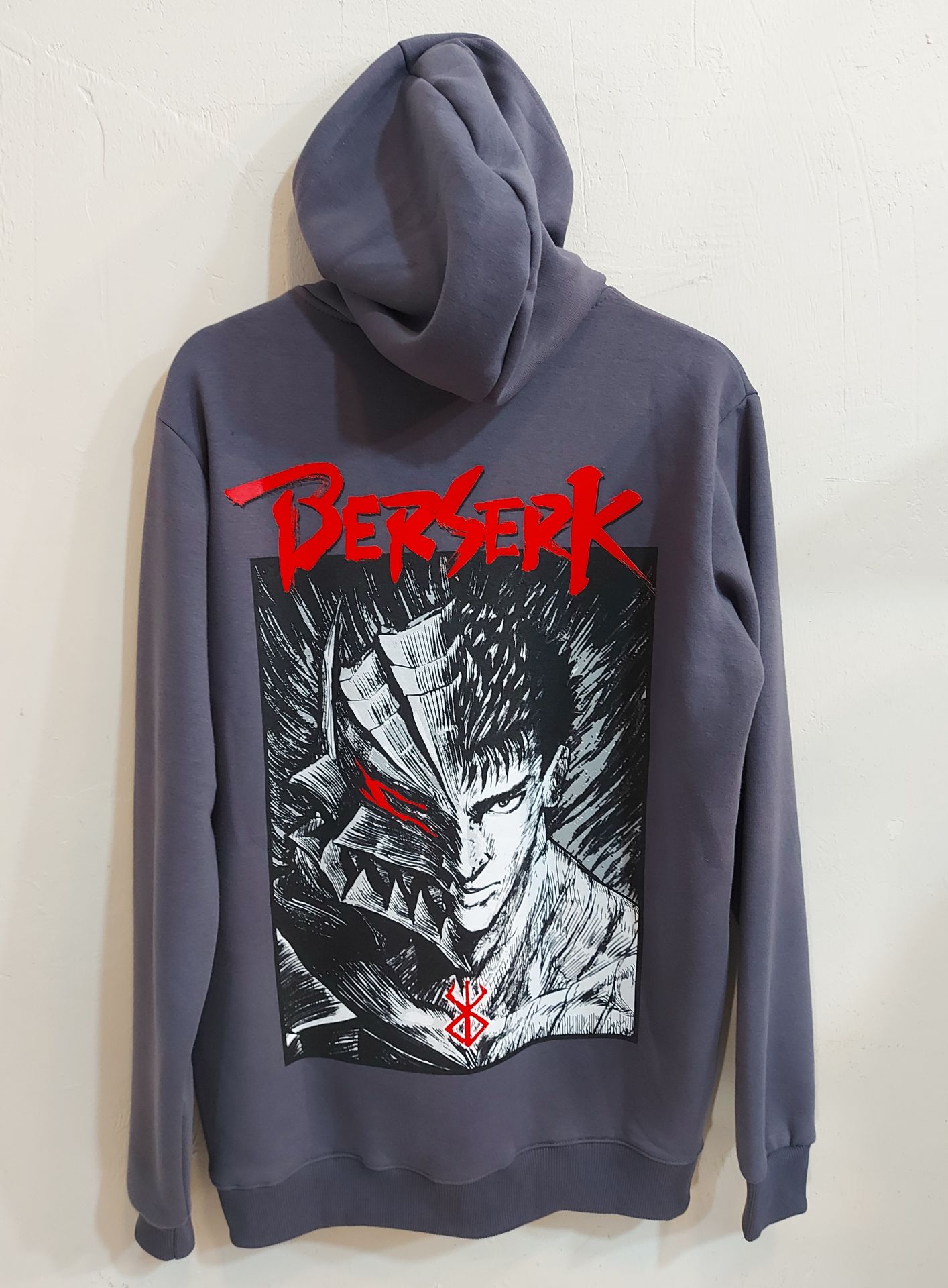 Berserk 3 iplik Fermuarlı Sweatshirt