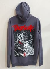 Berserk 3 iplik Fermuarlı Sweatshirt