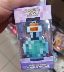 Minecraft Işıklı İksir Şişesi Anahtarlık