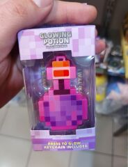 Minecraft Işıklı İksir Şişesi Anahtarlık