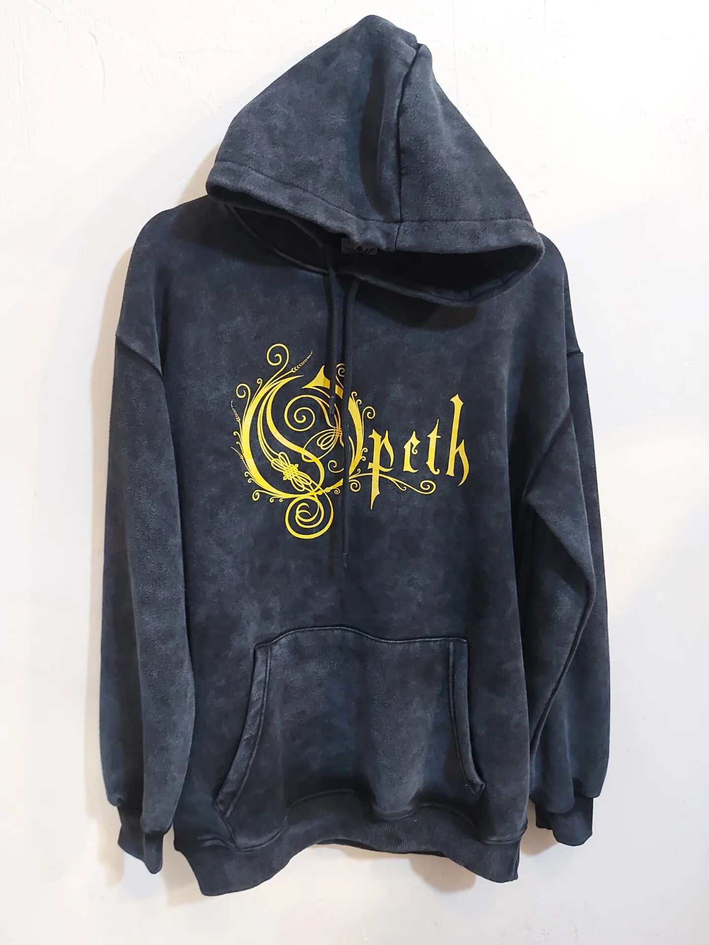 Opeth Yıkamalı Kumaş Oversize Sweatshirt